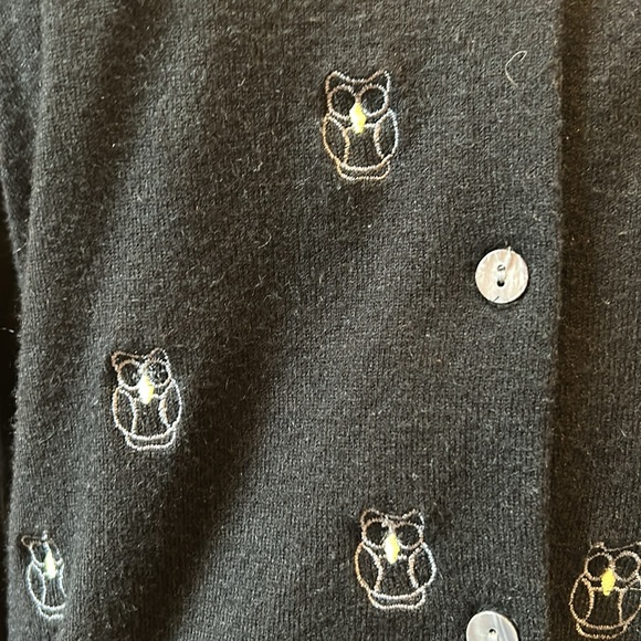 Tulip B Owl Print Button Front Cardigan - Picture 3 of 5